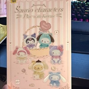 Sanrio Playful Kittens Toy Set - Pink and Blue
